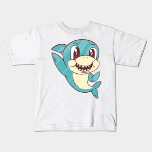 Little Baby Shark Kids T-Shirt